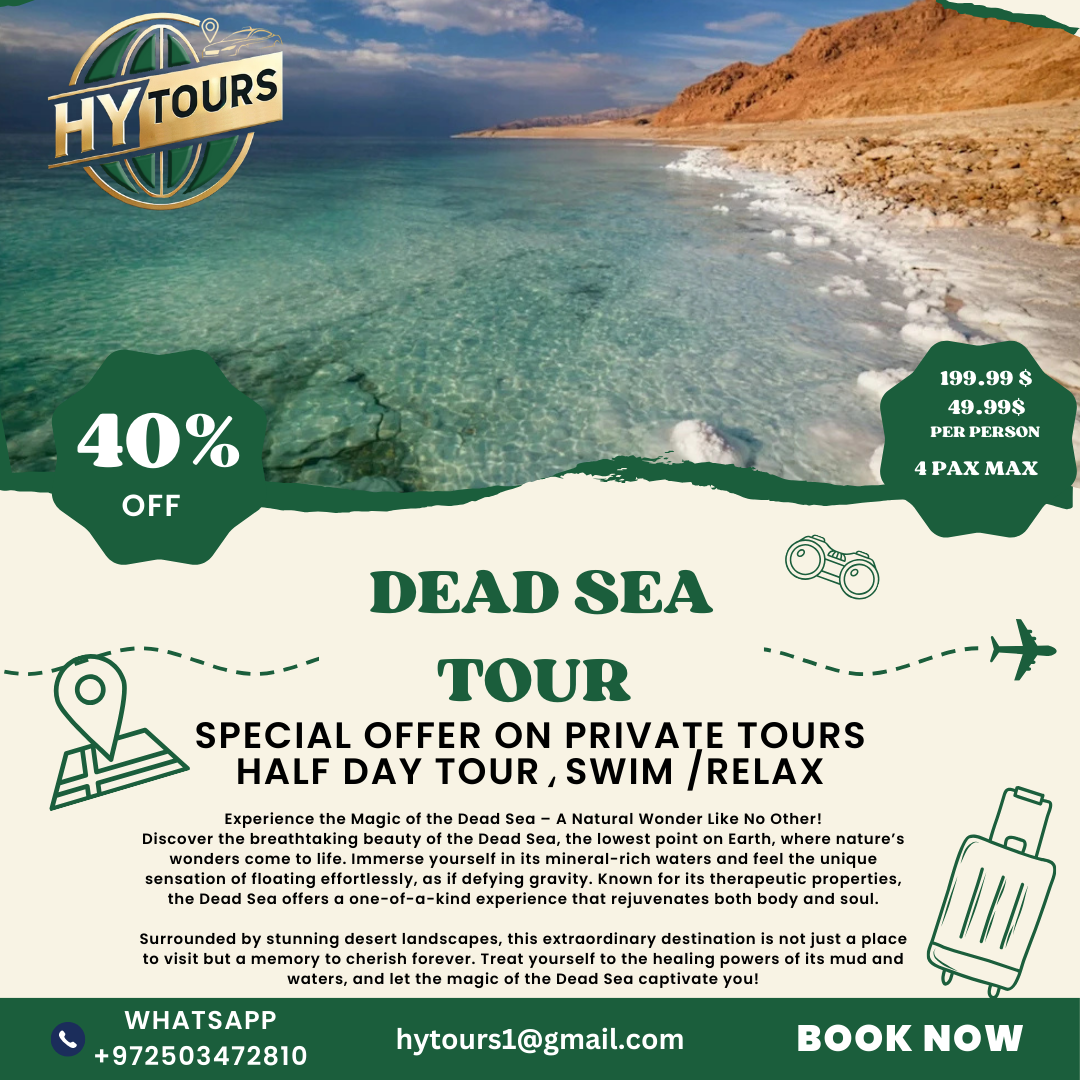 HALF DAY TOUR (DEAD SEA)